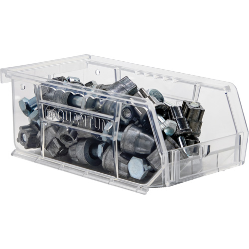 Bacs tr&egrave;s transparents Ultra, 4-1/8" la, 3" h x 7-3/8" p, Transparent Infinity Industrial Services Inc.