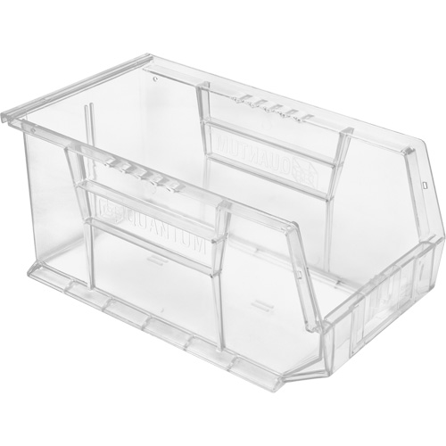 Crystal Clear Ultra Bins, 8-1/4" W x 7" H x 14-3/4" D, Clear Infinity Industrial Services Inc.