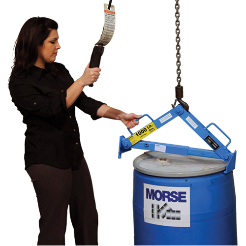 Drum Lifter, 30 - 85 US Gal. (25 - 70 Imperial Gal.), 1000 lbs./454 kg. Cap. Infinity Industrial Services Inc.
