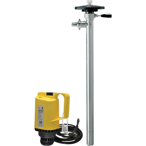 Pompes &agrave; tambour &eacute;lectriques, Acier inoxydable, 51 gal./min Infinity Industrial Services Inc.