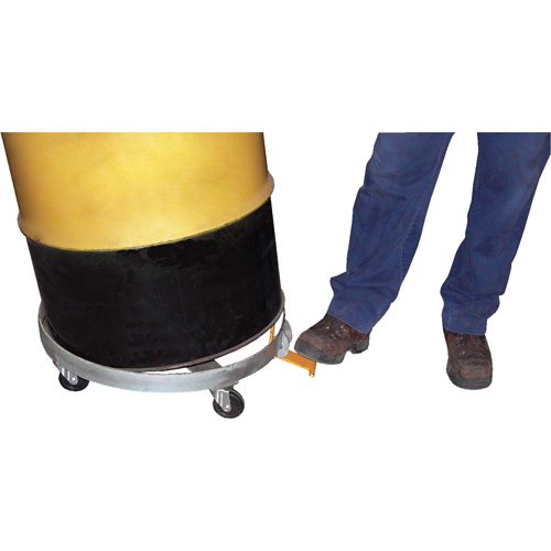 Chariots &agrave; inclinaison pour baril, Acier, Capacit&eacute;e 1200 lb, Diam&egrave;tre 23-1/2", Roue en Fonte Infinity Industrial Services Inc.