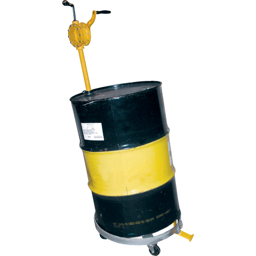 Chariots &agrave; inclinaison pour baril, Acier, Capacit&eacute;e 1200 lb, Diam&egrave;tre 23-1/2", Roue en Fonte Infinity Industrial Services Inc.