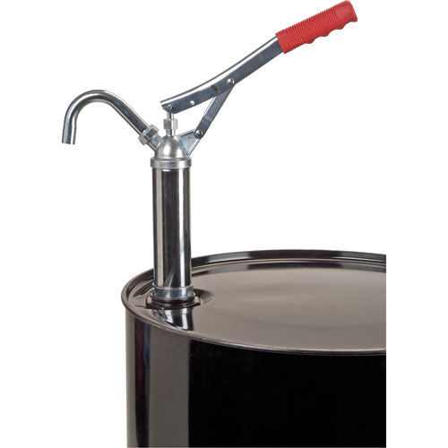 Pompe &agrave; baril de type levier, Acier, 11 oz/course, Pour barils de 30-55 gal. Infinity Industrial Services Inc.