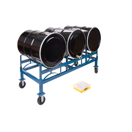 Drum Stacking Rack, 3 Drums, 2400 lbs. Capacity, 71-1/2" W x 30" D x 12-1/2" H Infinity Industrial Services Inc.
