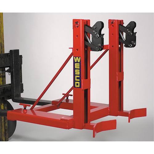 Gator Grip Forklift Attachment for Drum Handling, For 30 US Gal. (25 Imperial Gal.) / 50 US Gal. (41.6 Imperial Gal.) / 80 US Gal. (66.6 Imperial Gal.) Infinity Industrial Services Inc.