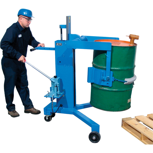 Basculeur - palettiseurs pour barils, 55 gal. US (45 gal. imp.) Infinity Industrial Services Inc.