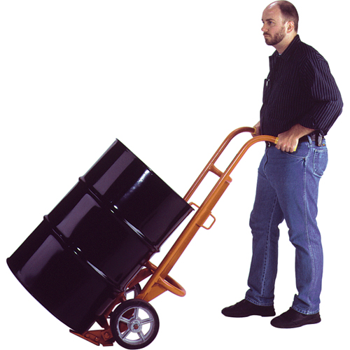 Chariots ergonomiques pour baril, Fabriqu&eacute; en Acier, 55 - 85 gal. US (45 - 70 gal. imp.) Infinity Industrial Services Inc.