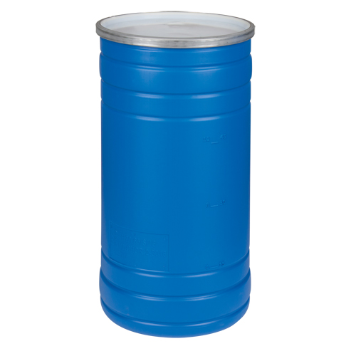 Polyethylene Drums, 15.5 US gal (12.91 imp. Gal.), Open Top, Blue Infinity Industrial Services Inc.