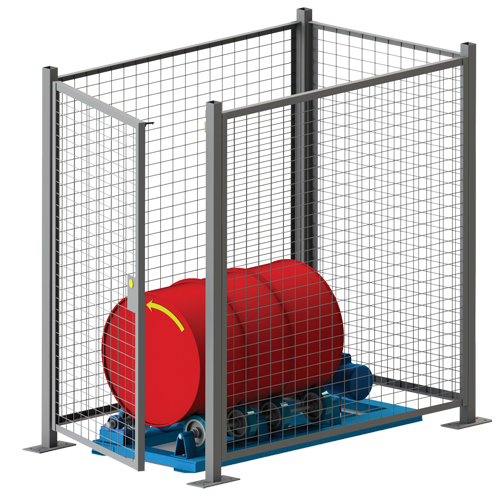 Guard Enclosure Kit for Drum Tumbler Tilt to Load Infinity Industrial Services Inc.