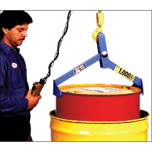 Drum & Overpack Lifter, 55 -85 US gal. (45 -70 Imperial Gal.), 1000 lbs./454 kg Cap. Infinity Industrial Services Inc.