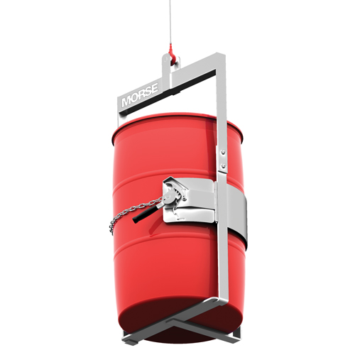 Stainless Steel Below-Hook Drum Lifter, 30 - 55 US Gal. (25 - 45 Imperial Gal.), 1000 lbs./454 kg Cap. Infinity Industrial Services Inc.
