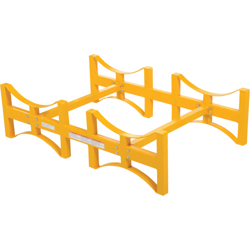Steel Stackable Drum Rack, 2 Drums, 1600 lbs. Capacity, 45-1/2" W x 29-7/8" D x 12-3/4" H Infinity Industrial Services Inc.