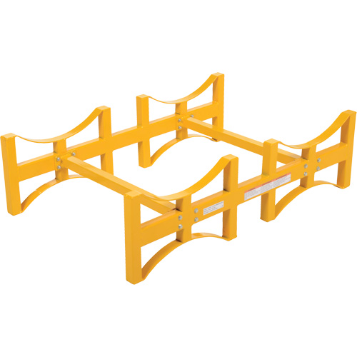 Steel Stackable Drum Rack, 2 Drums, 1600 lbs. Capacity, 45-1/2" W x 29-7/8" D x 12-3/4" H Infinity Industrial Services Inc.