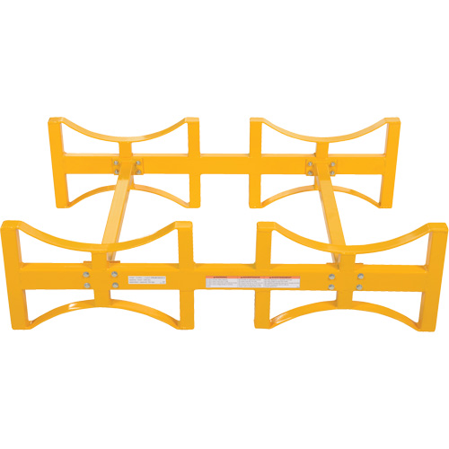Steel Stackable Drum Rack, 2 Drums, 1600 lbs. Capacity, 45-1/2" W x 29-7/8" D x 12-3/4" H Infinity Industrial Services Inc.