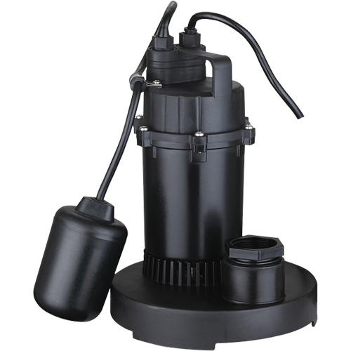Pompe de puisard submersible thermoplastique, 2560 gal./h, 115 V, 4,6 A, 1/3 CV Infinity Industrial Services Inc.