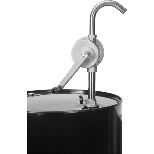 Pompe rotative pour baril, Acier inoxydable, Pour capacit&eacute; 55 gal., 12 oz/course Infinity Industrial Services Inc.