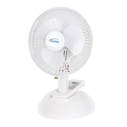 Clip-On & Desk Fan, 6" Diameter, 2 Speeds Infinity Industrial Services Inc.