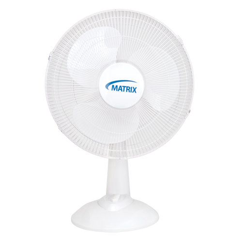 Oscillating Desk Fan with Push Buttons, 16" Diameter, 3 Speeds Infinity Industrial Services Inc.
