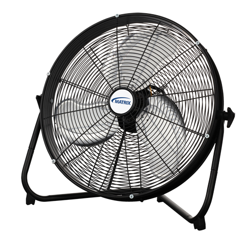 High Velocity Floor Fan, Commercial, 3 Speed, 20" Diameter Infinity Industrial Services Inc.
