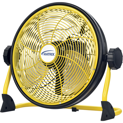 Rechargeable Indoor/Outdoor Fan with USB port, Variable Speeds, 12" Diameter Infinity Industrial Services Inc.