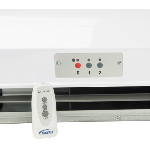 Air Curtain with Remote Control, 2 Speeds Infinity Industrial Services Inc.