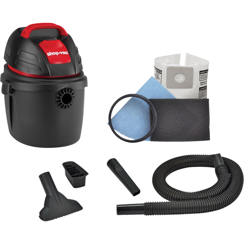Aspirateur portable pour atelier, Secs-humides, 2,5 CV, 2,5 gal. US (9,5 litres) Infinity Industrial Services Inc.