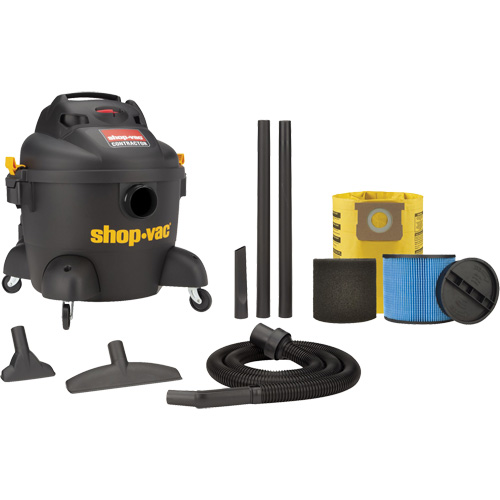 Aspirateur d'atelier s&eacute;rie entrepreneur, Secs-humides, 3,5 CV, 6 gal. US (22,7 litres) Infinity Industrial Services Inc.