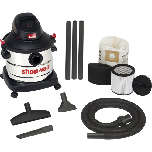 Aspirateur pour atelier, Secs-humides, 6 CV, 8 gal. US (30,3 litres) Infinity Industrial Services Inc.