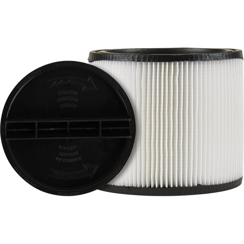 Filtre d'aspirateur, Filtre pour aspirateur, Cartouche, Pour 5 gal. US Infinity Industrial Services Inc.