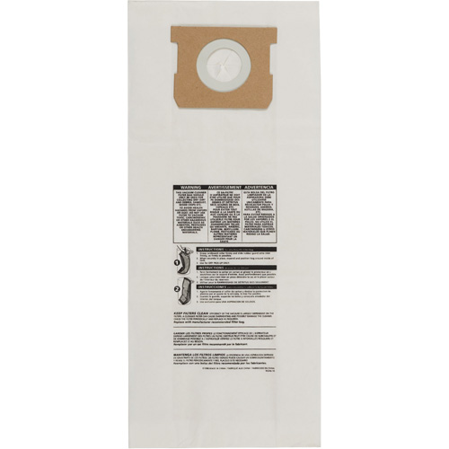 Type O Hang Up/Bulldog Vacuum Paper Bags, 5 US gal. Infinity Industrial Services Inc.