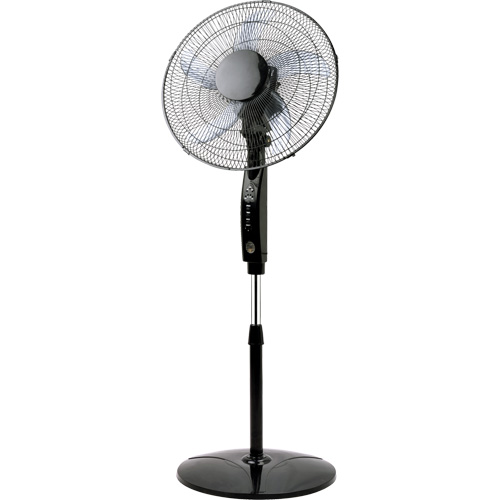 Oscillating Pedestal Fan with Remote Control, Commercial, 3 Speed, 16" Diameter Infinity Industrial Services Inc.