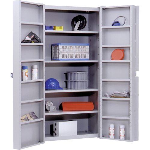 Deep Door Storage Cabinet, 38" W x 24" D x 72" H, 4 Shelves Infinity Industrial Services Inc.
