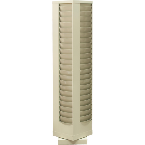 Porte-documents, Rotatif, 92 fentes, Acier, 14-1/8" la x 14-1/8" p x 68-3/8" h Infinity Industrial Services Inc.