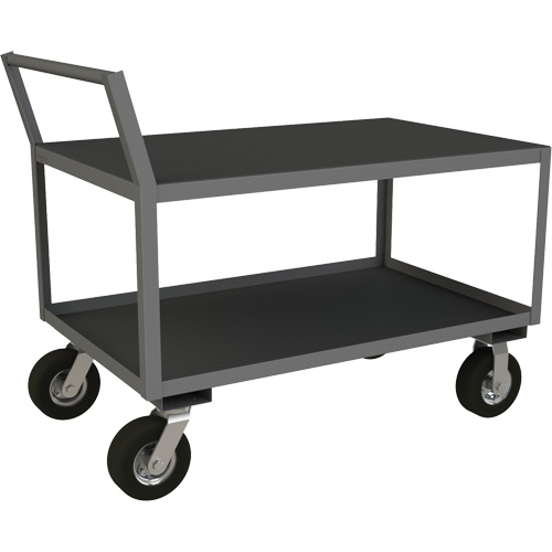Chariot &agrave; instruments &agrave; profil bas, 2 niveaux, 24-1/4" la x 51" p x 40-15/16" h, 1200 lb Cap Infinity Industrial Services Inc.