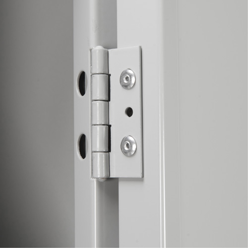 Clean Line Lockerette , 6 -tier, Bank of 4, 48" x 18" x 78", Steel, Grey, Rivet (Assembled) Infinity Industrial Services Inc.