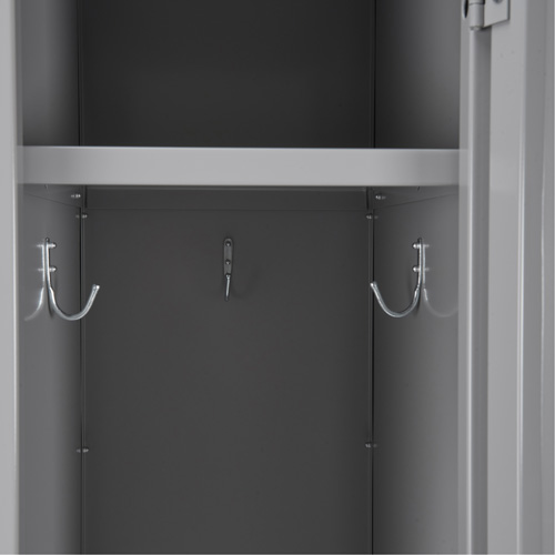 Clean Line Lockers, 3 -tier, Bank of 4, 48" x 18" x 82", Steel, Beige, Rivet (Assembled) Infinity Industrial Services Inc.
