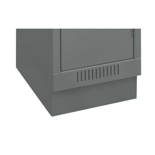 Clean Line Economy Lockers Recessed Base, 1 Banks, 4" H x 12" W x 18" D, Steel Infinity Industrial Services Inc.