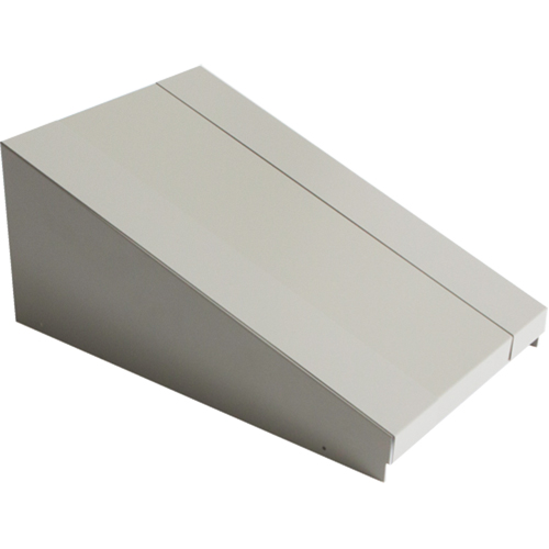 All-Welded Concorde - Heavy-Duty Lockers Sloping Top, 1 Bank, 18" D x 12" W x 6" H, Grey, Steel Infinity Industrial Services Inc.
