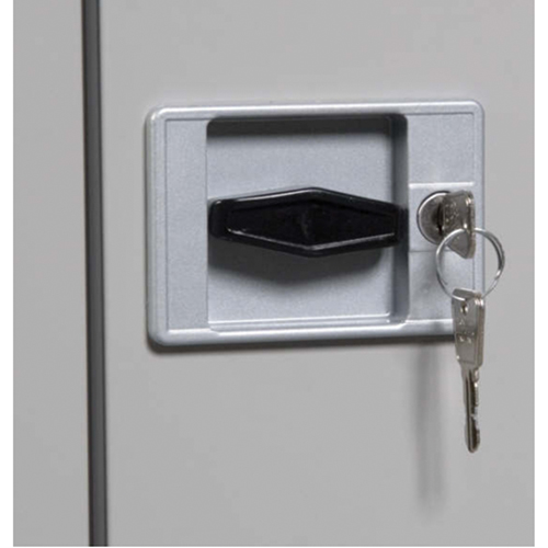 Deep Hi-Boy Storage Cabinet, Steel, 4 Shelves, 72" H x 36" W x 24" D, Charcoal Infinity Industrial Services Inc.