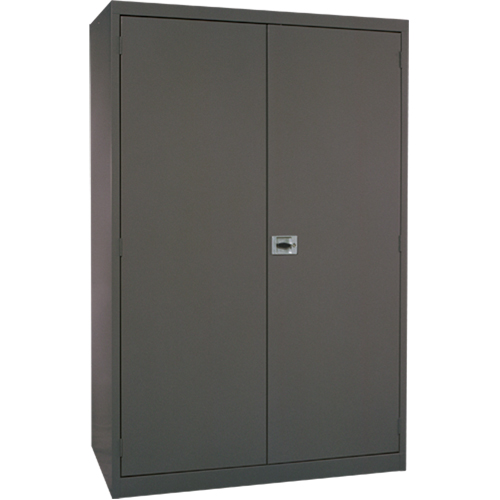 Deep Hi-Boy Storage Cabinet, Steel, 4 Shelves, 72" H x 36" W x 24" D, Charcoal Infinity Industrial Services Inc.