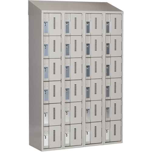 Casiers robustes Concorde, 6 niveaux, Bloc de 4, 48" x 18" x 78", Acier, Gris, Soud&eacute; (assembl&eacute;) Infinity Industrial Services Inc.