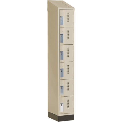 Casiers robustes Concorde, 6 niveaux, 12" x 18" x 82", Acier, Beige, Soud&eacute; (assembl&eacute;) Infinity Industrial Services Inc.