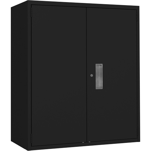 Lo-Boy Storage Cabinet, Steel, 2 Shelves, 42" H x 36" W x 18" D, Black Infinity Industrial Services Inc.