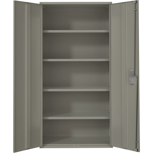 Hi-Boy Storage Cabinet, Steel, 4 Shelves, 72" H x 36" W x 18" D, Grey Infinity Industrial Services Inc.
