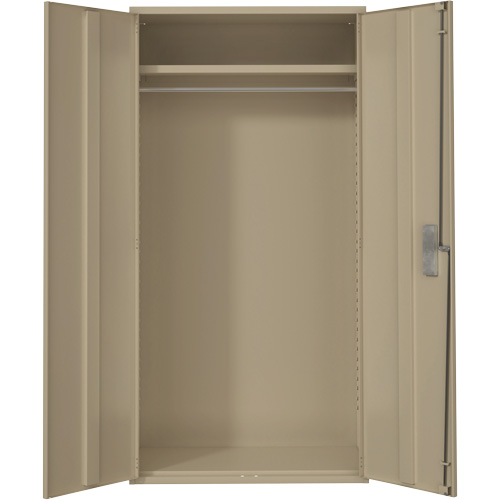 Armoire garde-robe, Acier, 36" la x 18" p x 72" h, Beige Infinity Industrial Services Inc.