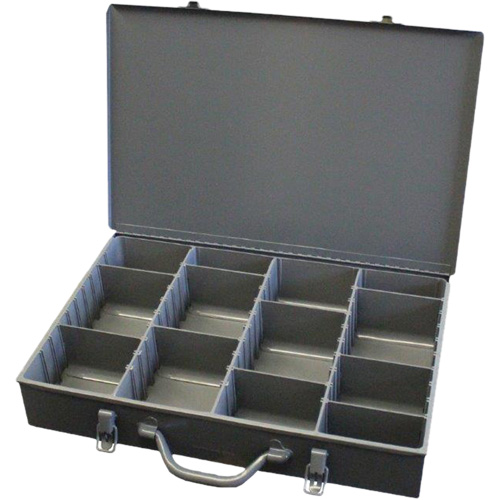 Compartment Steel Scoop Boxes, 17.875" W x 12" D x 3" H, 13 Compartments Infinity Industrial Services Inc.