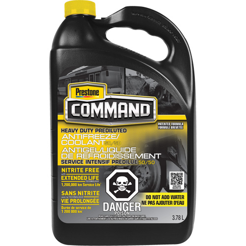 Command&reg; Heavy-Duty Nitrate-Free Extended Life 50/50 Antifreeze/Coolant, 3.78 L, Jug Infinity Industrial Services Inc.