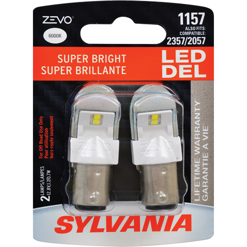 1157 Zevo&reg; Mini Automotive Bulb, LED, 1.7 W, White Infinity Industrial Services Inc.