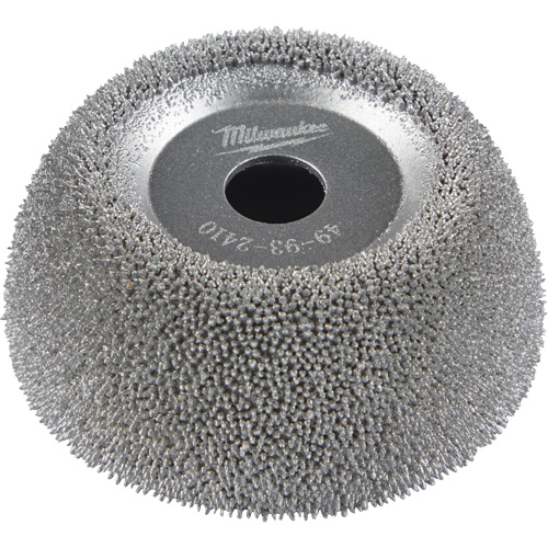 Meule &agrave; polir &agrave; contour &eacute;vas&eacute; 2" pour ponceuse pour pneus &agrave; basse vitesse M12 Fuel Infinity Industrial Services Inc.