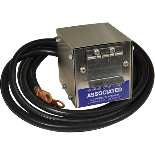 Boîte de douille polaris&eacute;e en acier inoxydable &agrave; brancher pour mod&egrave;le 6139, 4 AWG, C&acirc;ble 5' Infinity Industrial Services Inc.
